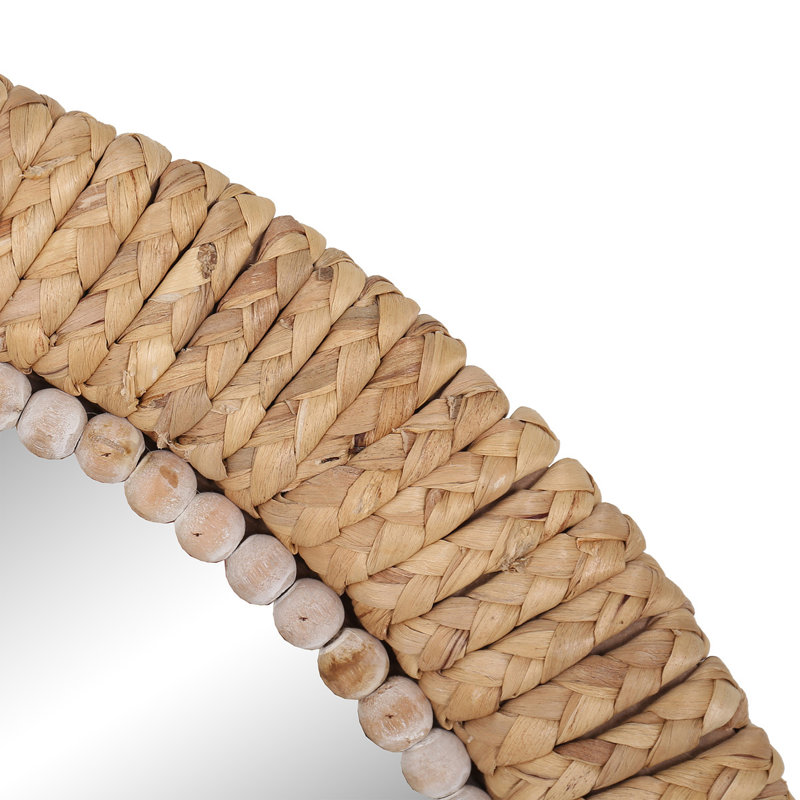 Kohlmeier Rattan Boho Wall Mirror