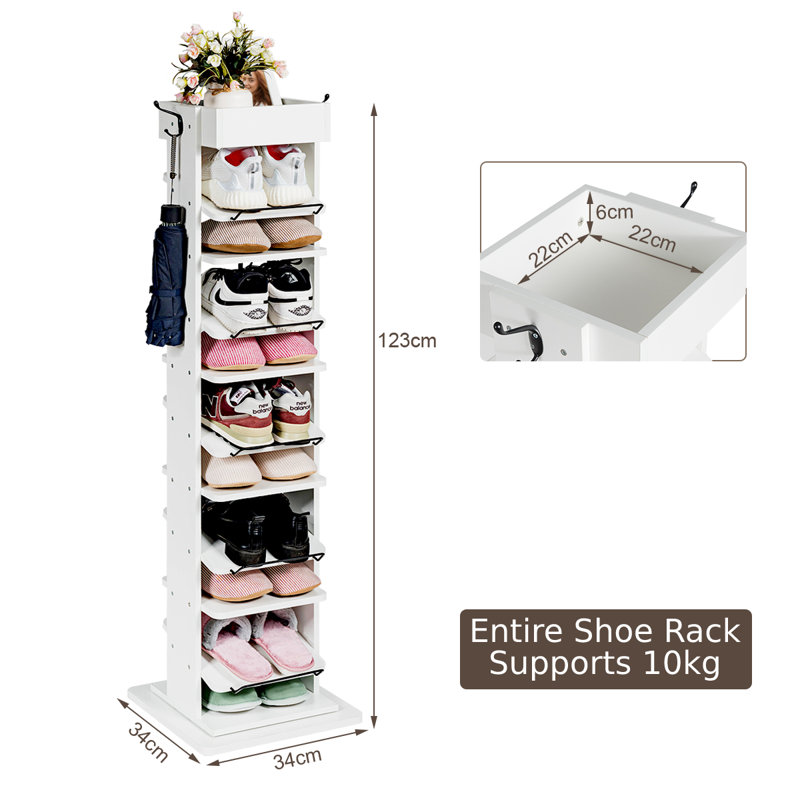 11 Pair Shoe Rack