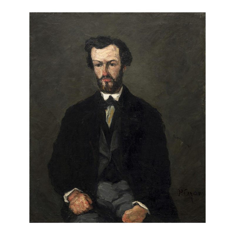 Antony Valabregue, Paul Cézanne, estampe numérique, H 40 po x l 32 po