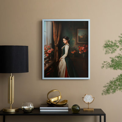 Reproduction encadrée WOMEN Series CCxxxv - bois massif