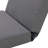 Gray / Chaise Lounge Cushion - Triple Folds. Foam Lined For Comfort. 26.37W X 74.86D 3.91H. Weather-. Cover Simple Sanitizing Procedure. Water- Folds Cushion. Unbeatable Comfort Experience. 27" W-142258199