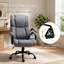 Fauteuil de direction moderne, robuste et pivotant, pour bureau.