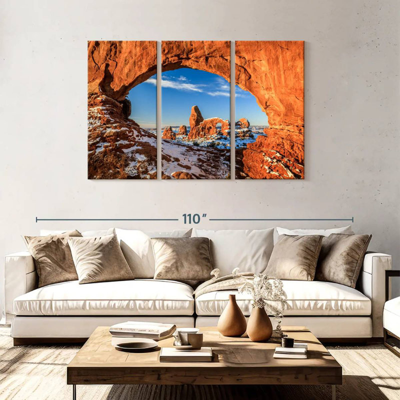 Nicci Arches Through An Arch, 48" H x 74" W