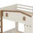 Queen Over Queen Solid Wood Bunk Bed with Trundle, Storage Shelves and Hooks-1509734339-1509734396