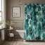 Rideau de douche Teal Garden - Premium-1307926283