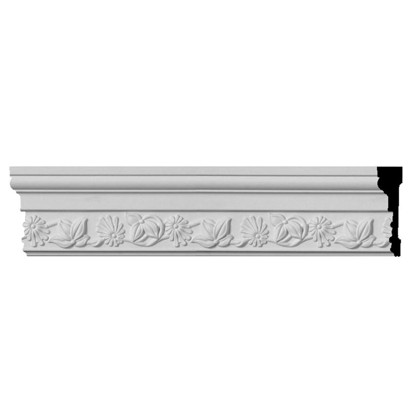 Dylan 94.5" White Urethane Decorative Chair Rail