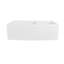 Eclipse 33" X 21” Double Bowl 60/40 Ceramic Farmhouse Kitchen Sink With Sink Grid And Basket Strainer