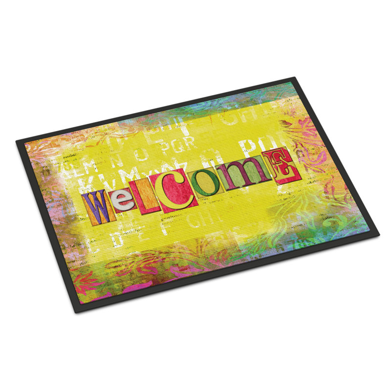 Stouchsburg Non-Slip Indoor Doormat, Rectangle 1'6" x 2'3"