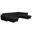 Avais Leather Large Corner Sofa in U-form-637563623-637563624-637563621