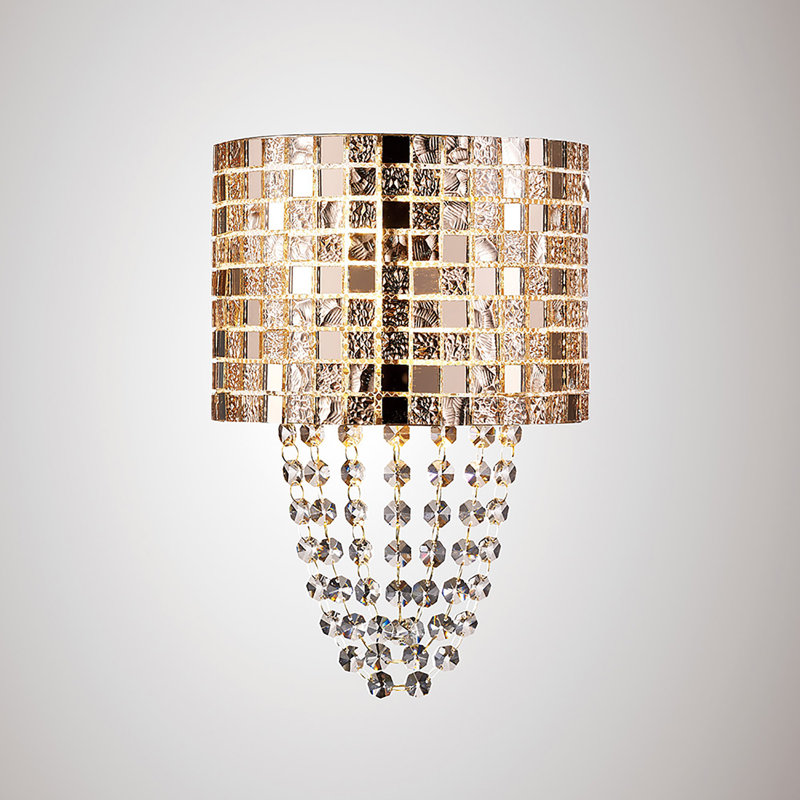 Flush Mounted Sconce, Gold