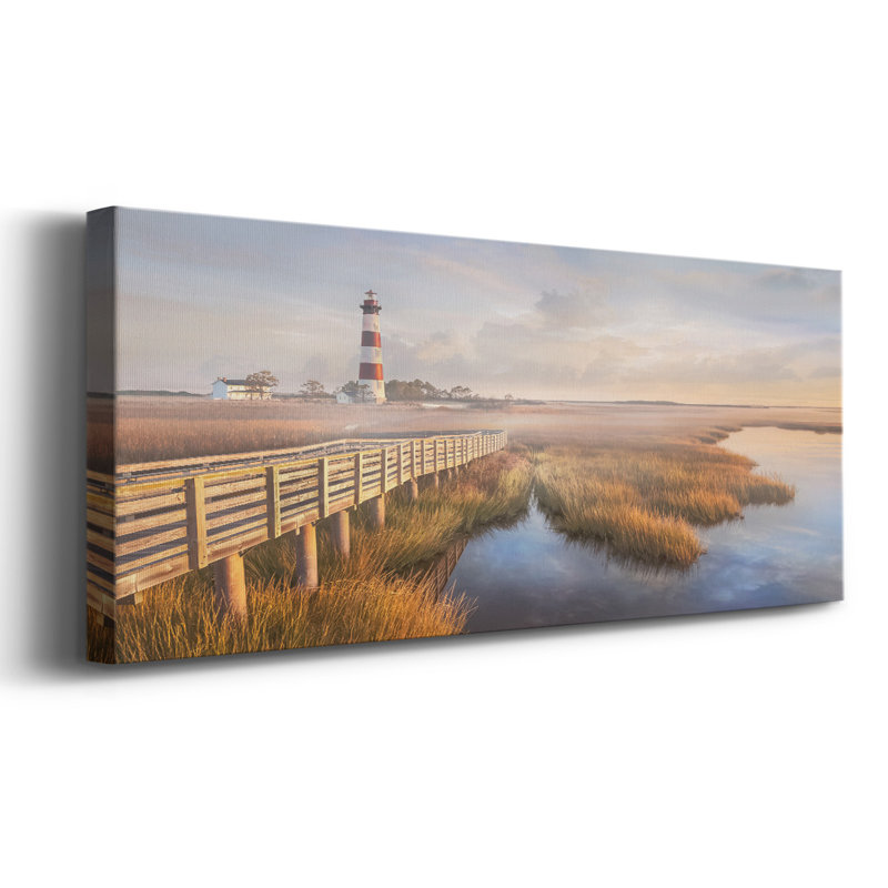 Chemin privé II sur toile, H 20 po x l 50 po x P 1,5 po
