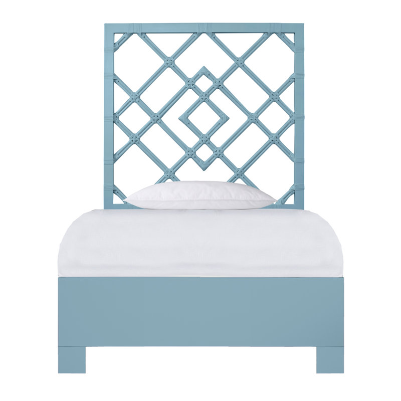 Lit plateforme Darien, Simple TG, Pool Blue
