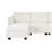 Myshia Modular Reversible U-Shaped Sectional Sofa with Double Ottoman Linen Couch with Storage Seat-1941217694