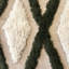 Causeuse de salon Marvella avec revêtement en chenille Mosswood et coussins décoratifs texturés