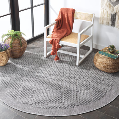 Kohdie Performance Solid Color Indoor/Outdoor Area Rug