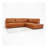 Glander Sectional Right Sofa  - Cognac Leather