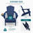 Pakkdiarie All-Weather HDPE Folding Adirondack Chair with Cup Holder for Patio & Garden-117807816
