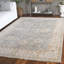 Rectangle Solid Color Hand-Knotted Wool/Cotton Area Rug in Beige-2125535895