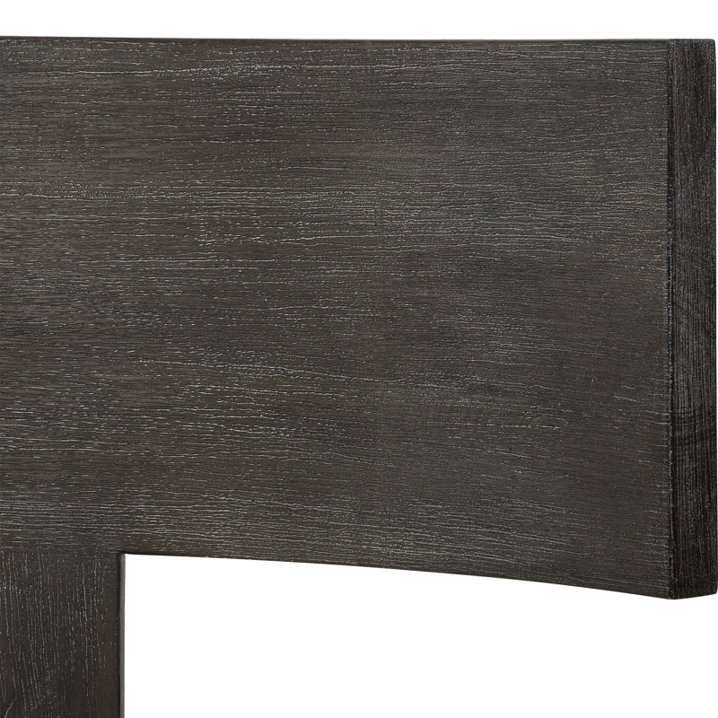 Fauteuil d'appoint en noyer foncé Izick