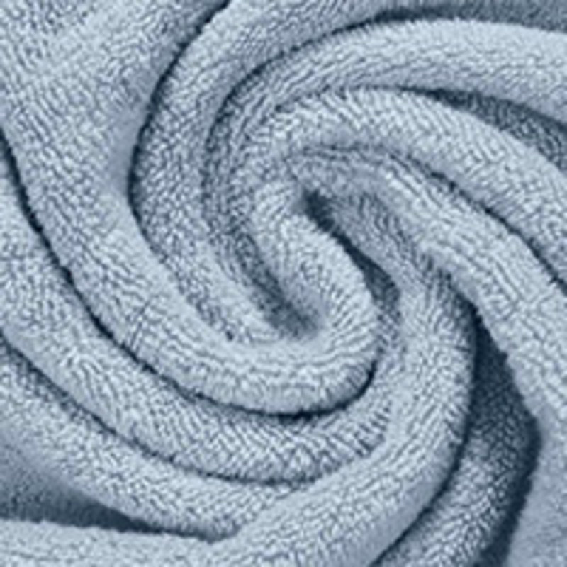 Ensemble de serviettes de bain 100% coton 100% coton Zel Twist Hazel de Home Weavers 500 g / m², 16 po x 24 po (8) (8 serviettes à main), bleu