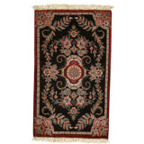 Hand Knotted Wool Area Rug in Multi