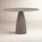 Aluminum Dining Table W/Chisel Texture Base Dia 47.3"-107272260