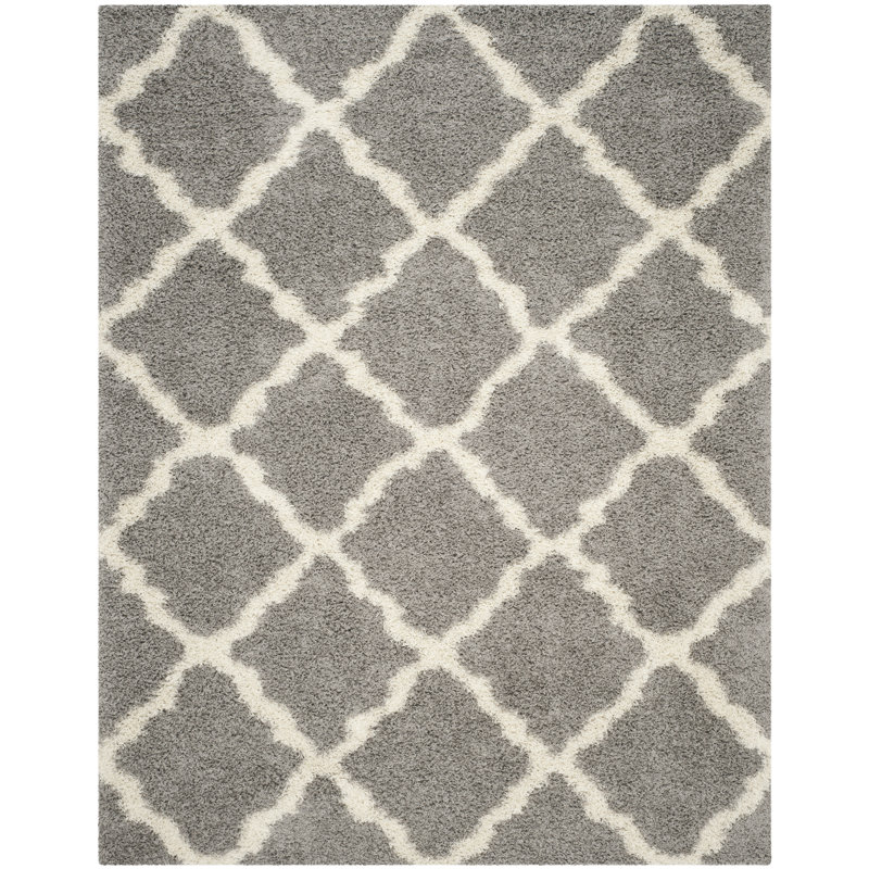 Alonnah Shag Performance Geometric Rug, Rectangle 5'1" x 7'6"