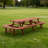 Picnic Table With Benches For 14-16 Persons