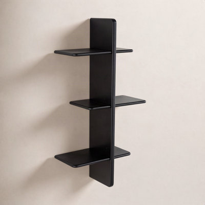 19" Handmade Wood Floating Shelf