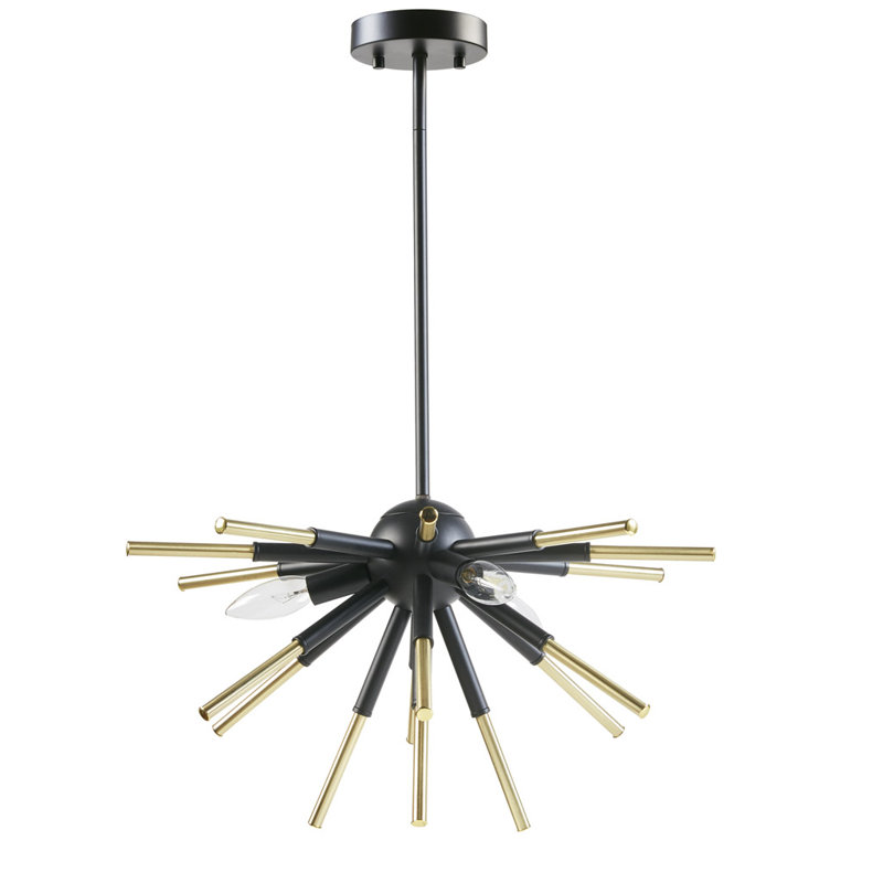 3-light Spiked Chandelier