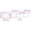 140cm Bathroom Vanity Top