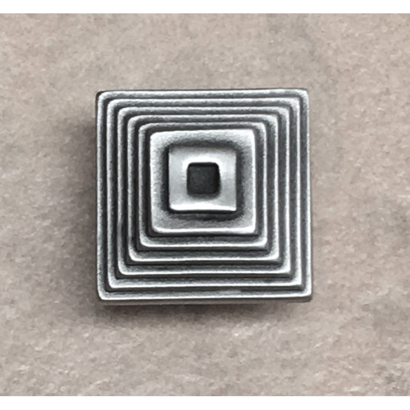 Modern Forms Square Knob, Satin