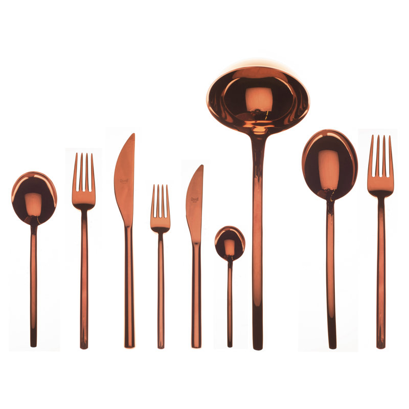 Ensemble de couverts raison - 75 pièces - Bronze, Bronze