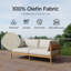 Causeuse de patio en aluminium Vento