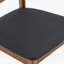 Chaise d'appoint avec coussins en tissu respirant et dossiers évidés pour un usage domestique-1225120759