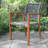 Fleur 6 - Pieces Eucalyptus Checkerboard Dining Set With Rope Chairs