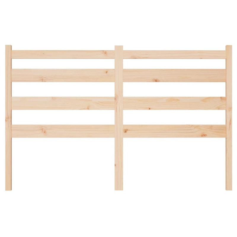 Merrifield Solid Wood Headboard, 206 x 100 cm, Black