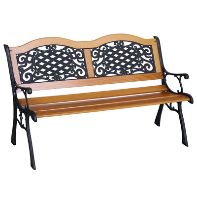 Outdoor Garden Bench, Park Patio Bench