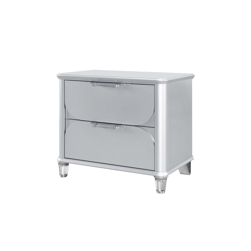LAURA SILVER NIGHTSTAND