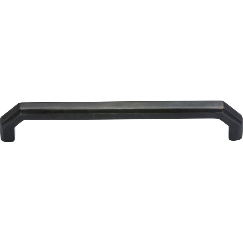 Angular Cabinet Pull, Dark Bronze, 6" 