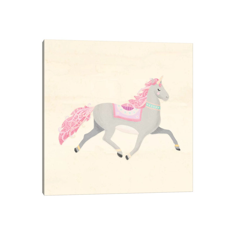 Unicorn Pastel I by Noonday Design - Wrapped Canvas Gallery-Wrapped Canvas Giclée, 30.48 cm H x 30.48 cm W