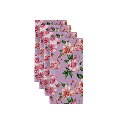 Pelletier Polyester Floral Square Napkin