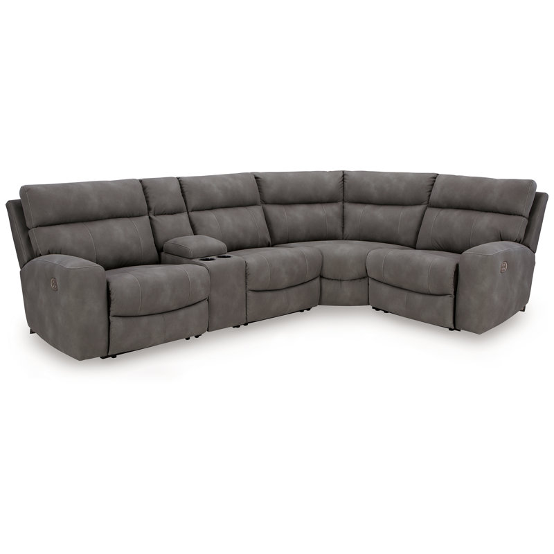 Next-Gen DuraPella 6-Piece Power Reclining Sectional, 41" H x 114" W x 73" D, Right Hand Facing