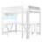 Loft Bed With Desk, Led And Charging Station-1006156053