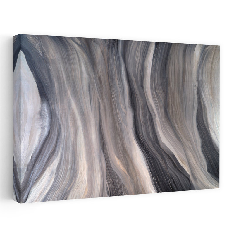 Art contemporain contemporain abstrait, H 16 po x l 24 po