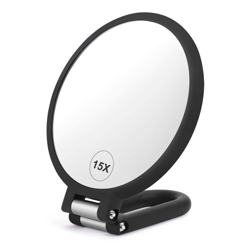 Miroir grossissant à main Miroir grossissant à double face