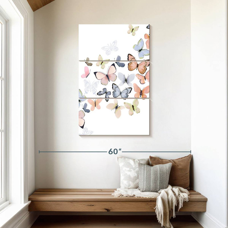 Chemin des papillons Brampt, H 45 po x l 28 po