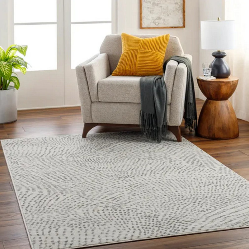 Beyanka Dots Machine Tufted Area Rug, Rectangle 150 x 213 cm