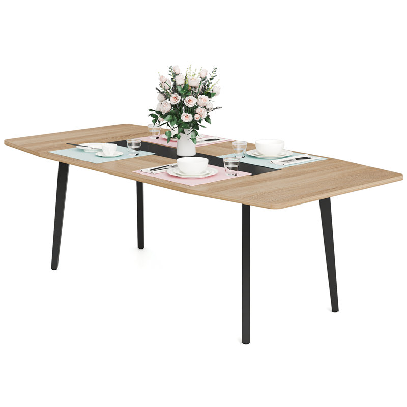Metal Base Dining Table