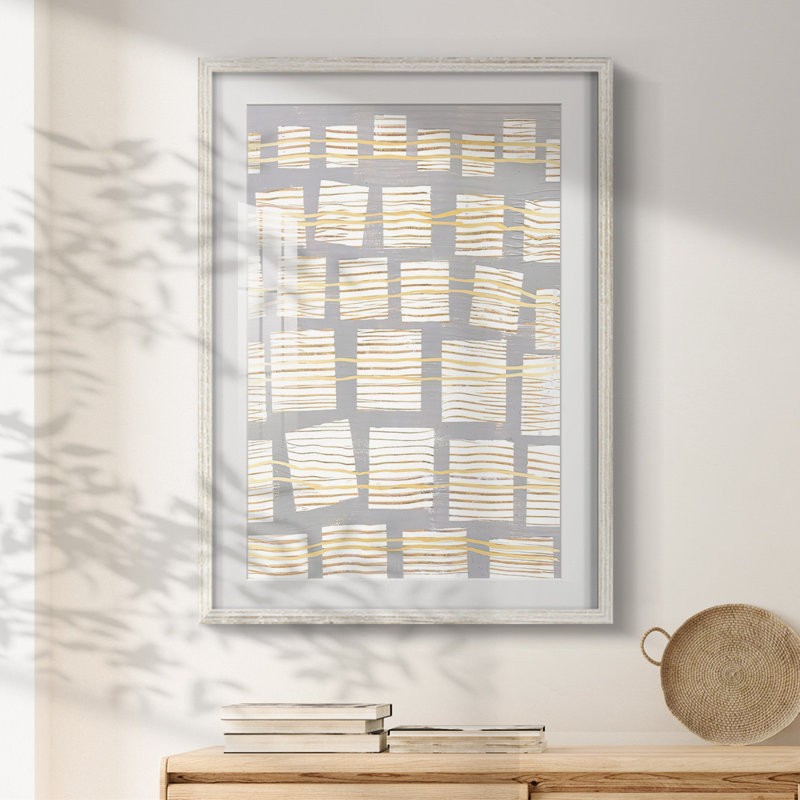 NetworksI-Framed Print, White, 19.5'' H x 16.5'' W